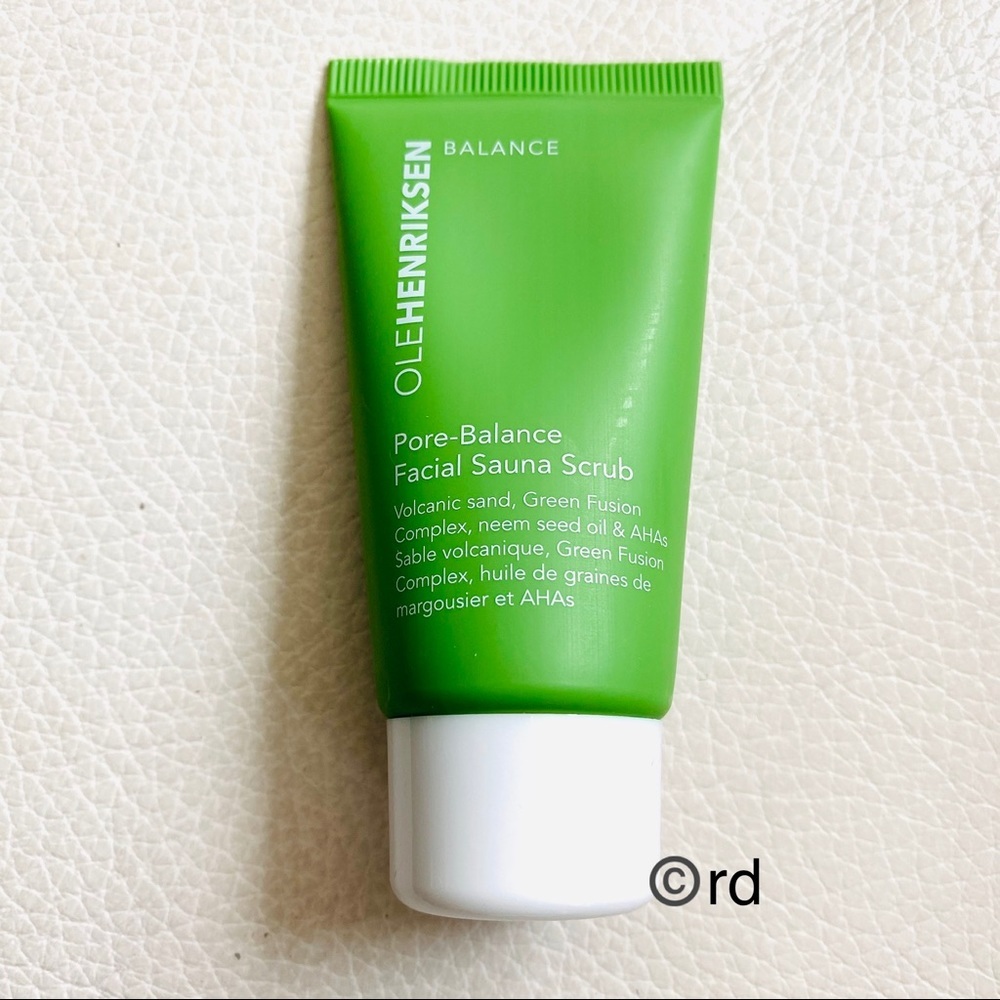 olehenriksen pore balance facial sauna scrub